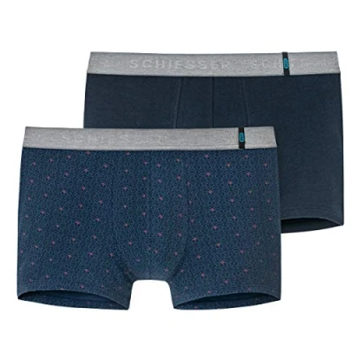 Abbildung von Schiesser Basic Nachtwäsche Hose, Herren, Größe: 48, Dark blue