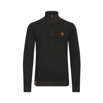 Abbildung von Indicode Jeans Idnathen Strickpullover, Herren, Größe: Medium, Black