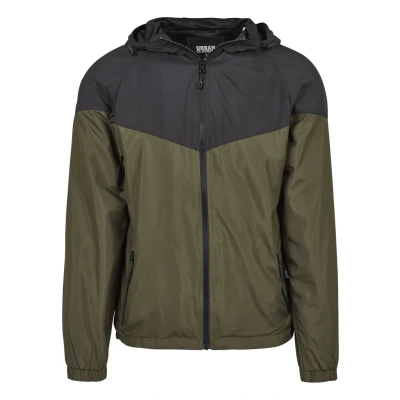 Abbildung von Urban Classics Windrunner Softshelljacke für Kinder, Größe: 110/116, Black/darkolive
