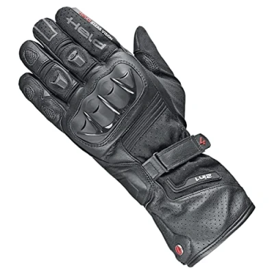 Abbildung von Held Air&#039;N Dry II Leder /Textilhandschuh lang schwarz 11 Herren