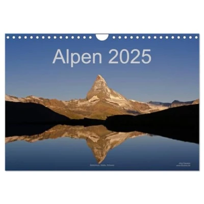 Abbildung von Alpen (Wandkalender 2025 DIN A4 quer), CALVENDO Monatskalender