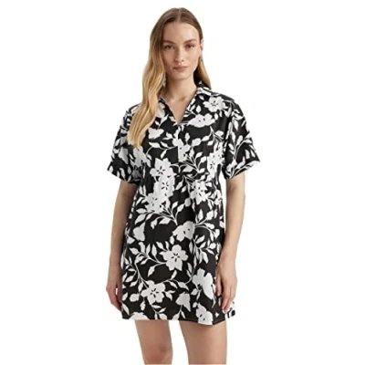 Abbildung von DeFacto Damen Z7663AZ Dress, Black, 42