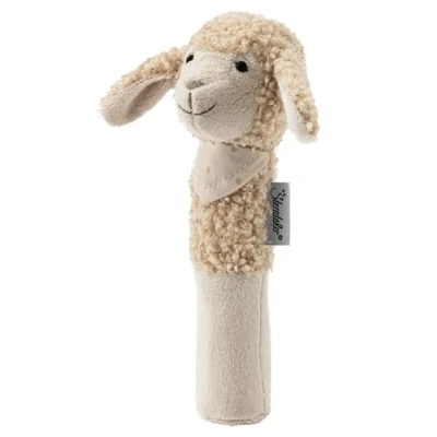 Abbildung von Sterntaler Quietsche Schaf Flocke Unisex Kuscheltier für Kinder, Größe: One Size, Sandbraun