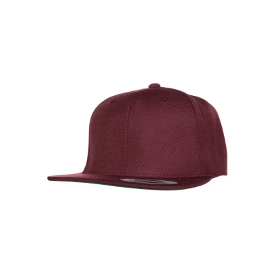 Abbildung von Yupoong Unisex Classic Snapback Cap Kappe, maroon, Einheitsgröße