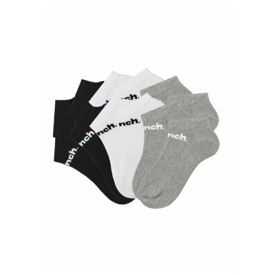 Abbildung von Bench PACK OF 6 Socken, Größe: 35, Schwarz /weiß /grau meliert