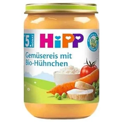Abbildung von HiPP Gemüsereis mit Bio Hühnchen, 6er Pack (6 x 190 g)