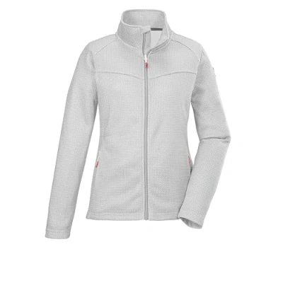 Abbildung von Killtec Fleecejacke &quot;KOS 90 WMN FLC JCKT&quot;, Elegante Strickfleecejacke mit Stretch, Kinnschutz und Zipper Taschen