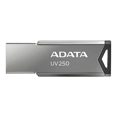 Abbildung von ADATA UV250 32GB USB Flash Laufwerk Type A 2.0 Silber Laufwerke (32 GB, A, 2.0, ohne Kappe, 5,6 g, Silber)