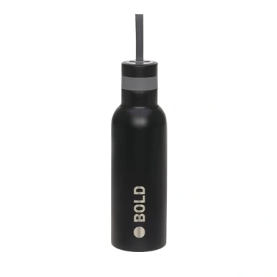 Abbildung von LÄSSIG Bold Kinder Trinkflasche 750 ml Edelstahl BPA frei/School Bottle Stainless Steel black