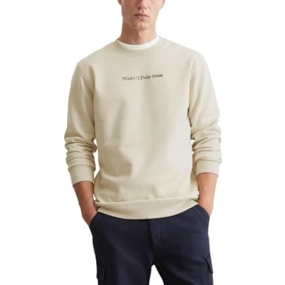 Abbildung von Marc O&#039;Polo Denim CREW NECK LOGO Sweatshirt, Herren, Größe: XXL, Chalky sand