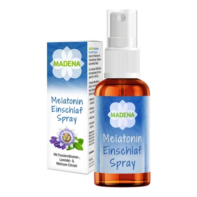 Abbildung von Madena Melatonin Einschlafspray 30 ml