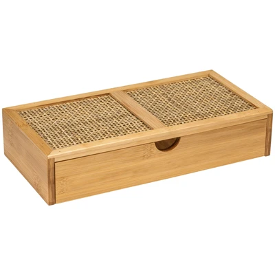 Abbildung von WENKO Badorganizer &quot;Allegre&quot;, (1 St.), mit Schublade, aus Bambus und Rattan