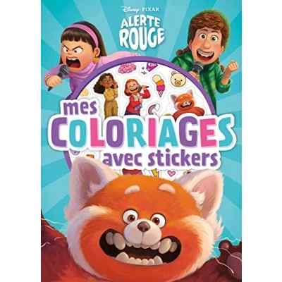 Abbildung von ALERTE ROUGE Mes Coloriages avec Stickers Disney Pixar