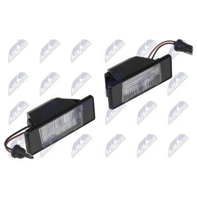 Abbildung von Kennzeichenleuchte LED beidseitig NISSAN: Qashqai / Qashqai+2 I, 2, NV200 Kasten Kombi NTY ELP NS 000