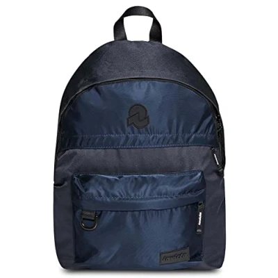 Abbildung von INVICTA AMERICAN Rucksack aus nachhaltigem Stoff, Praktisch &amp; Unisex, kompakt, mit Laptopfach bis 13&#039;&#039;, Büro, Reise, Arbeit, Studium, Backpack, Daypack, italienisches Design, blau
