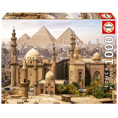 Abbildung von Educa Puzzle 1000 Teile für Erwachsene Kairo, und Kinder ab 14 Jahren, Ägypten, Pyramiden, Orient (19611)