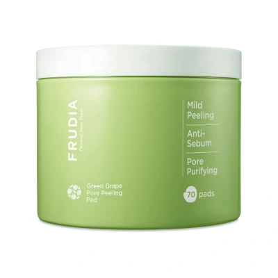 Abbildung von Frudia Green Grape Pore Peeling Pad 3 ml / 7,9 g x 70 Stück [Eve Vegan/Cruelty Free/Clean Beauty]