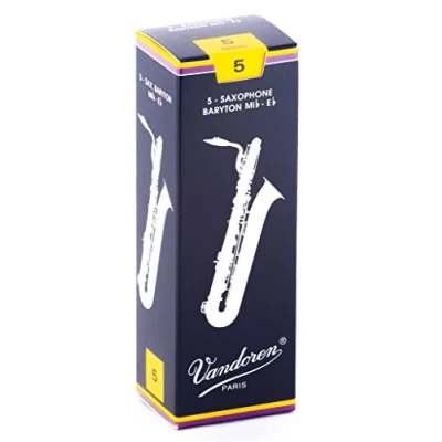 Abbildung von Vandoren SR245 Bari Saxophon Blätter, Stärke 5, Box mit 5 Stück
