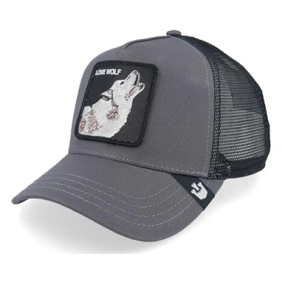 Abbildung von Goorin Bros. Lone Wolf Cap One Size Charcoal, Schwarz , Einheitsgröße