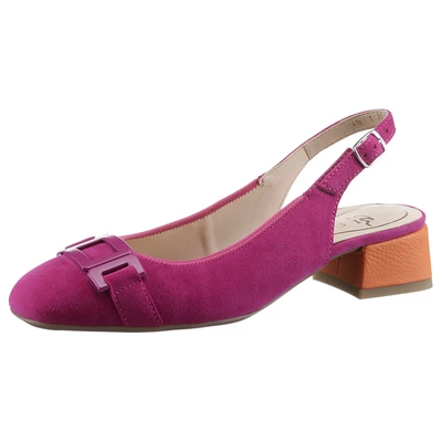 Abbildung von Ara Graz Damen Schuhe Pumps Rauleder blau