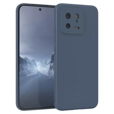 Abbildung von EAZY Case Silikonhülle für Xiaomi 13 Hülle Silikon Blau weich stoßfeste Handyhülle Schutzhülle mit Kameraschutz Dünn Premium Schutz Cover TPU Phone Bumper in Petrol