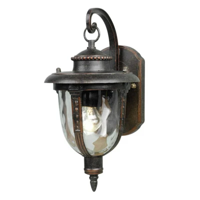 Abbildung von Elstead Lighting STL2 S WB Wandleuchte St Louis 1xE27 Bronze verwittert H:32,5cm L:21,5cm B:17cm IP44
