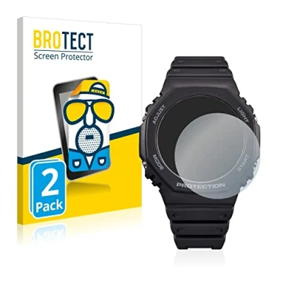 Abbildung von BROTECT Entspiegelungs Schutzfolie für Casio G Shock GA B2100 (2 Stück) Matte Displayschutz Folie, Anti Reflex, Fingerprint