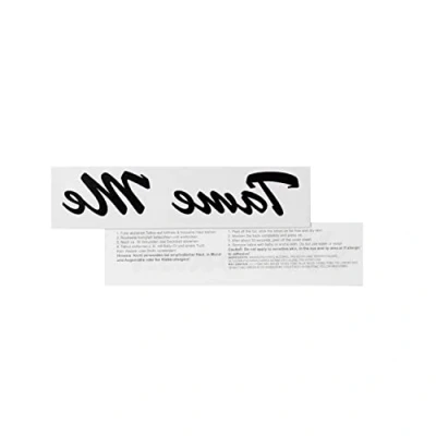 Abbildung von 10 x Tame Me Tattoo Schriftzug in schwarz Sexy Kinky Fetisch (10)