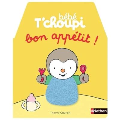 Abbildung von Bébé T&#039;choupi à table Bon appétit