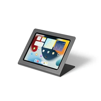 Abbildung von Tabdoq diebstahlsichere Tischhalterung kompatibel mit iPad Pro12,9 Zoll sowie Air 13 (2024), schwarz