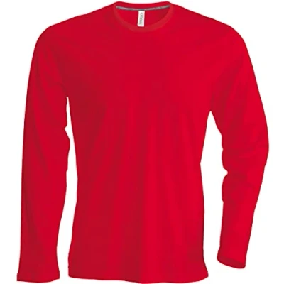 Abbildung von Herren T Shirt Langarm Rundhals Shirt, Leicht Körperbetont, in 20 Farben und Den Größen S, M, L, XL, 2XL, 3XL u. 4 XL von noTrash2003
