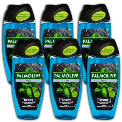 Abbildung von 6x Palmolive Men Shower Gel 3in1 Sport with mint and cedar essential oil 250 ml