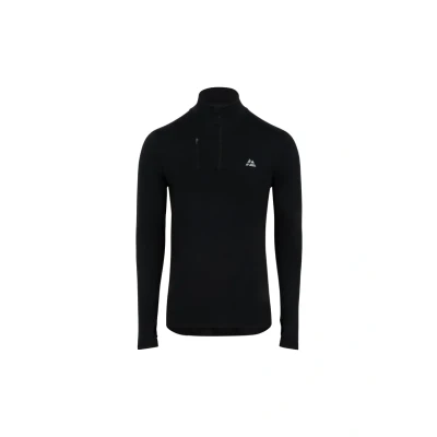 Abbildung von Danish Endurance HALF ZIP Langarmshirt, Herren, Größe: Large, Black