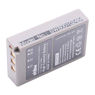 Abbildung von vhbw Akku kompatibel mit Olympus OM D E M5 Mark III, M10 IV Kamera (900mAh, 7,2V, Li Ion)
