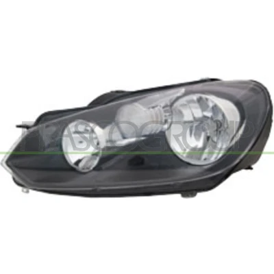 Abbildung von PRASCO VG0384904 Scheinwerfer links H15, H7 mit Stellmotor für LWR VOLKSWAGEN: GOLF 6