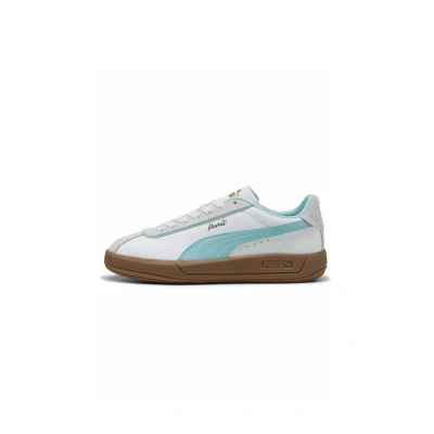 Abbildung von Puma CLUB Klassika Sneaker low whitesafe lakefeather gray, Damen, Größe: 35.5, White safe lake feather gray Leder/synthetik