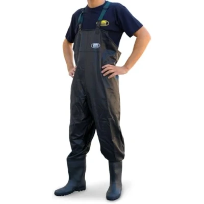 Abbildung von Lineaeffe Waders Traspirante da Pesca Tauchanzug PVC Chest Black Größe 41 Impermeabili
