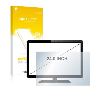 Abbildung von upscreen 24&quot; Entspiegelungs Schutzfolie für 24,0 Zoll Industrie Monitore (61 cm) [519 x 325 mm, 16:10] Anti Reflex Displayschutz Folie Matt