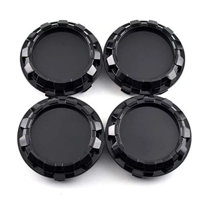Abbildung von Rhinotuning 4 x 83 mm ABS Material Schwarz Rad Nabenkappen Nabendeckel für Suburban Sierra