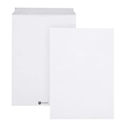 Abbildung von SECURITEX Versandtasche C4 (324x229x3mm) haftklebend weiß 130g 100 Stück, Mittel
