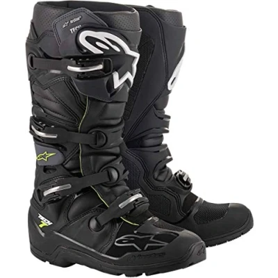 Abbildung von Alpinestars Tech 7 Enduro Ds Stiefel, Unisex, Schwarz/Grau, Größe 09 (Mehrfarbig, Einheitsgröße