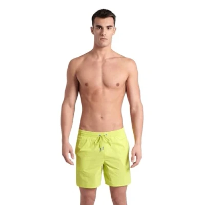 Abbildung von Arena Herren Mens Beach Boxer Solid Swim Trunks, Soft Green, XL EU