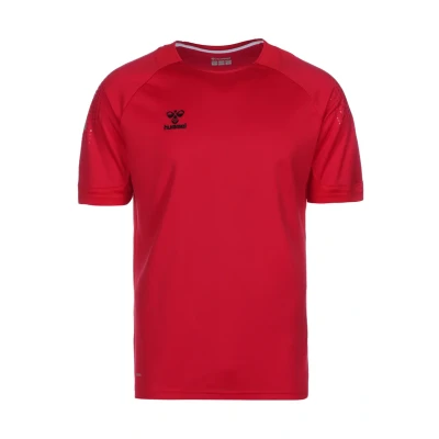 Abbildung von Hummel LEAD Tshirt print, Herren, Größe: Medium, True red