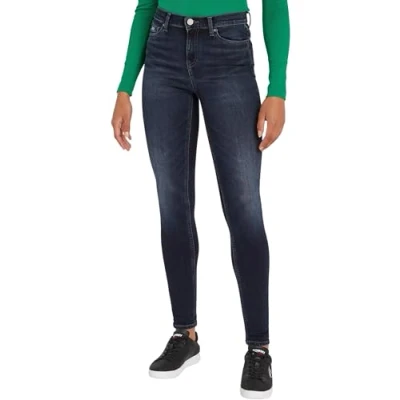 Abbildung von Tommy Jeans Damen Hose Nora Skinny Fit, Blau (Denim Dark), 25W/32L