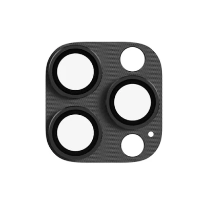 Abbildung von Rokform Kameralinsenschutz, kompatibel mit iPhone 16 Pro und Max, 9H gehärtetes Glas Aluminiumkörper Ringen, hüllenfreundlich (transparent)