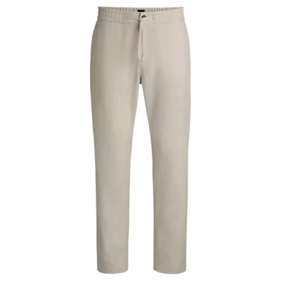 Abbildung von BOSS Sanderson Stoffhose, Herren, Größe: 34x34, Light beige one