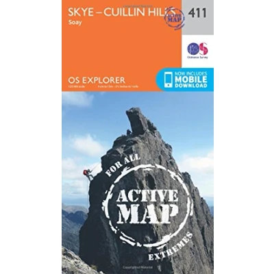 Abbildung von Skye Cuillin Hills Soay (OS Explorer Active Map, Band 411)