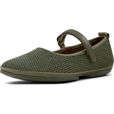 Abbildung von Camper Right NINA Riemchenballerina, Damen, Größe: 36, Oliv Schuhe