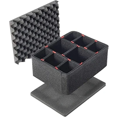 Abbildung von Peli 1500 TrekPak Trennwandset, Original Protector Case Zubehör, Kompatibel 1500, Farbe: Schwarz, Passend 015000 5050 110E
