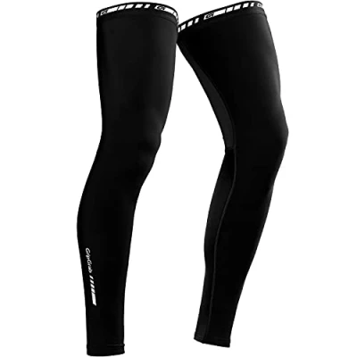Abbildung von GripGrab Leg Warmers Light Fahrrad Übergangs Beinlinge Leichte Dünne Rutschfeste Rennrad MTB Gravel Radsport Beinwärmer